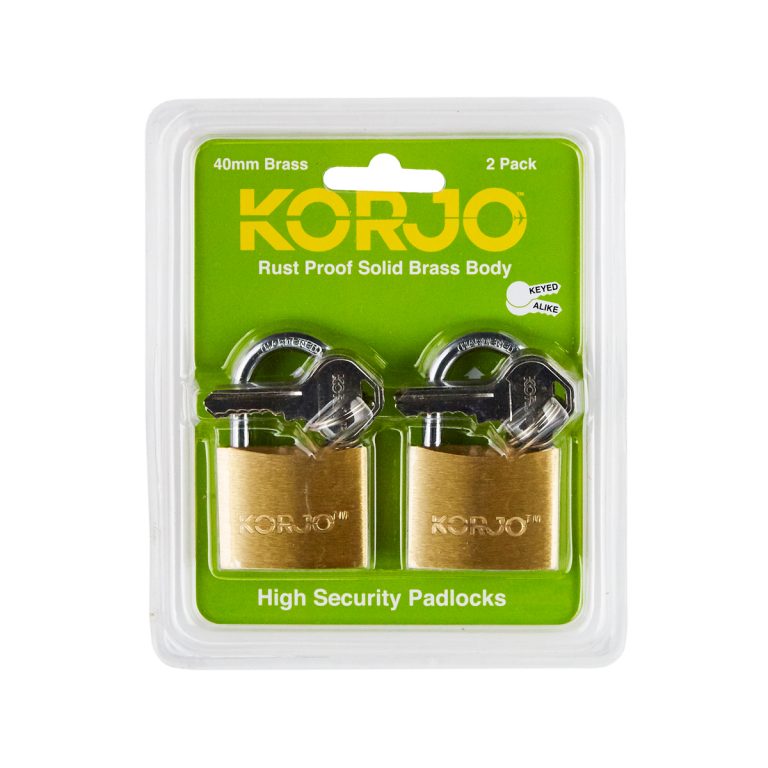40mm brass lock duopack pck