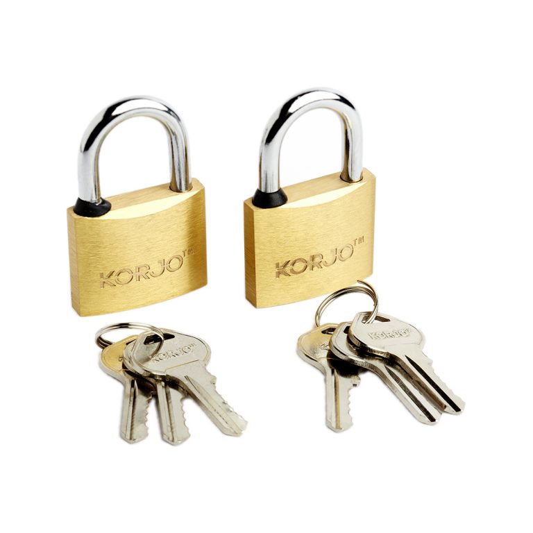 40mm brass lock duopack
