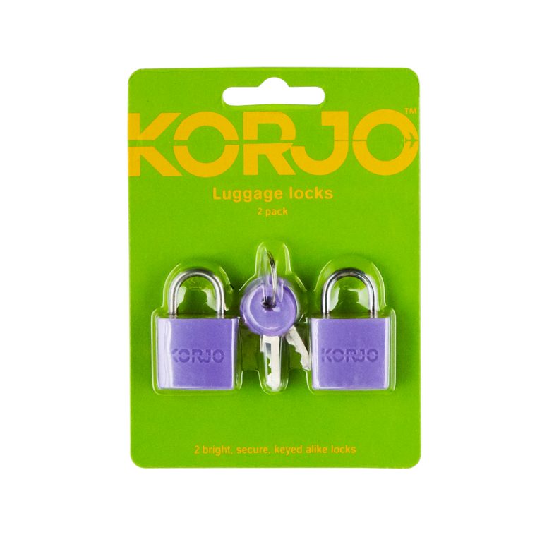 Luggage Locks - Colourful pu pack