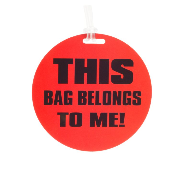 Colourful Luggage tags (2pc) r